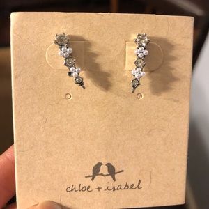 Chloe and Isabel Petite Crescent Stud Earrings